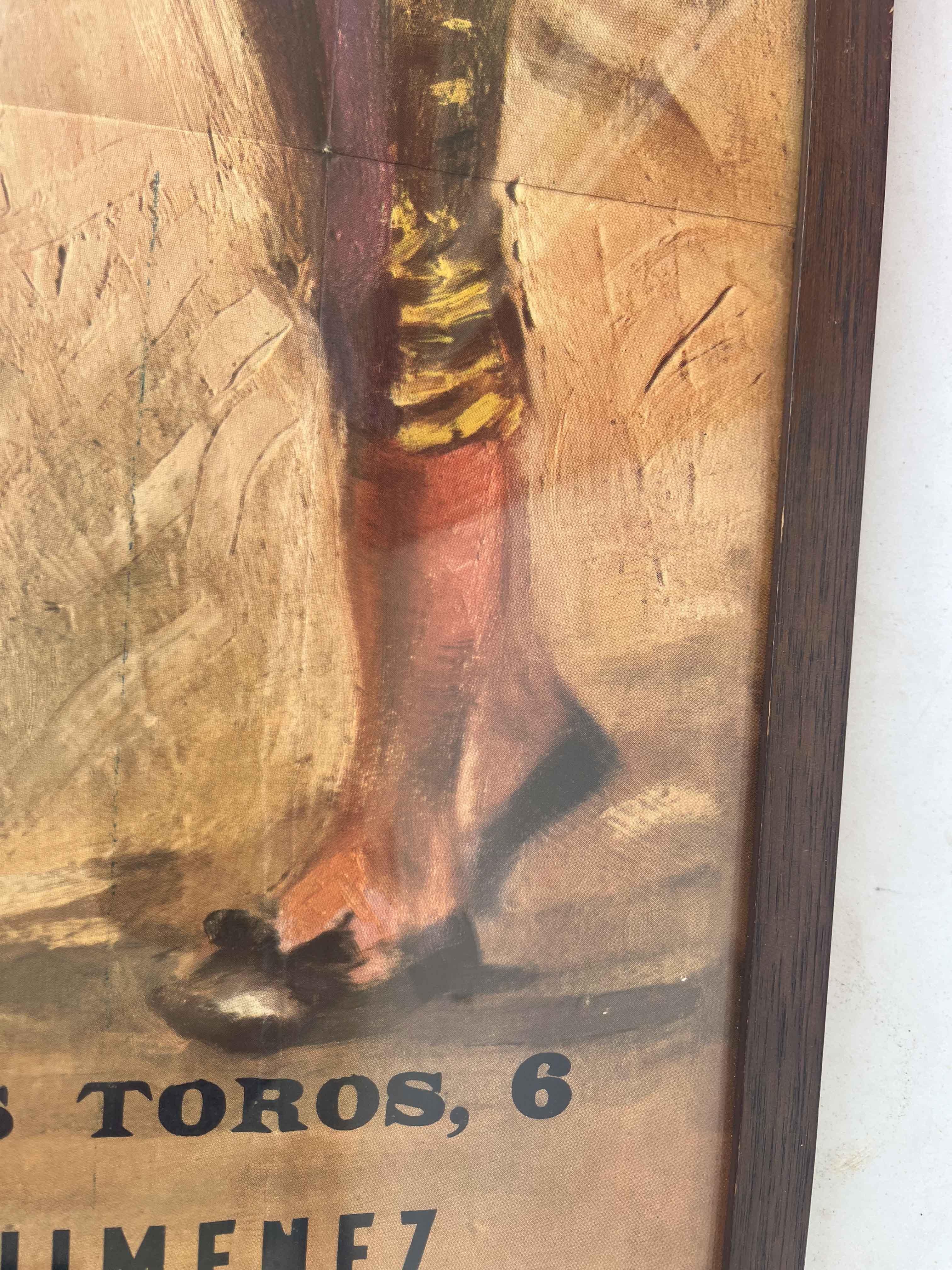 Original Poster of Corrida from 1967 Plaza de toros Monumental de Barcelona For Sale 6
