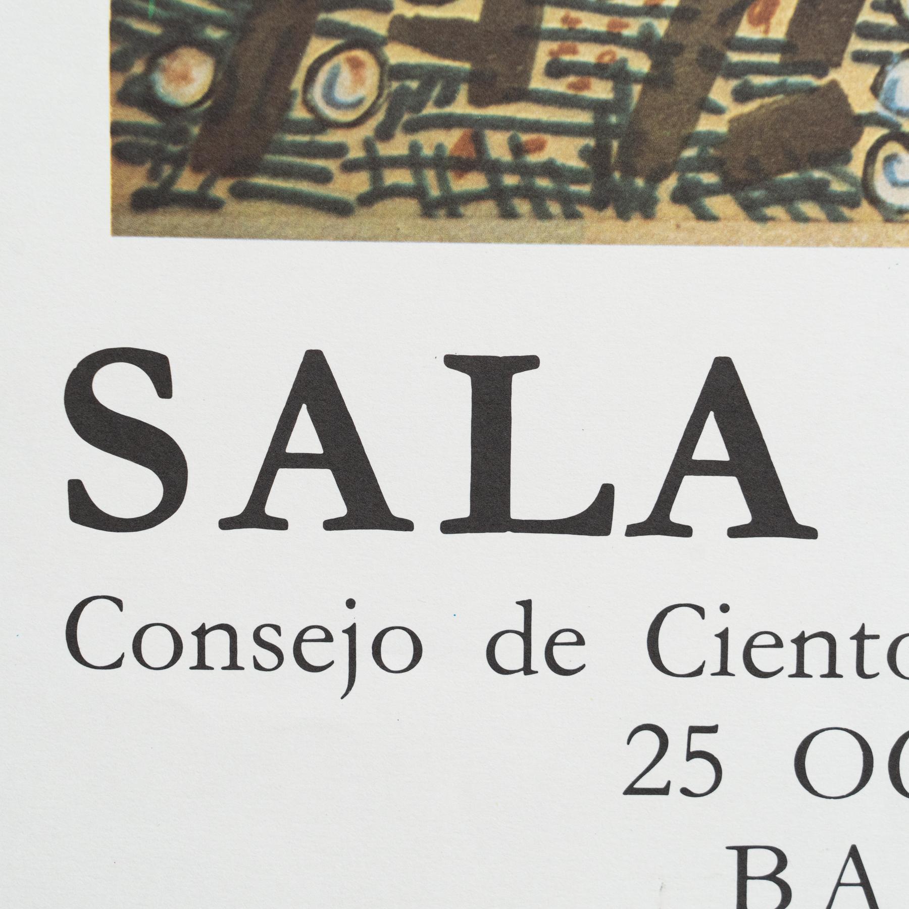 Poster originale Pablo Picasso, 67 Acuarelas, Dibujos, Gouaches, Sala Gaspar in vendita 2