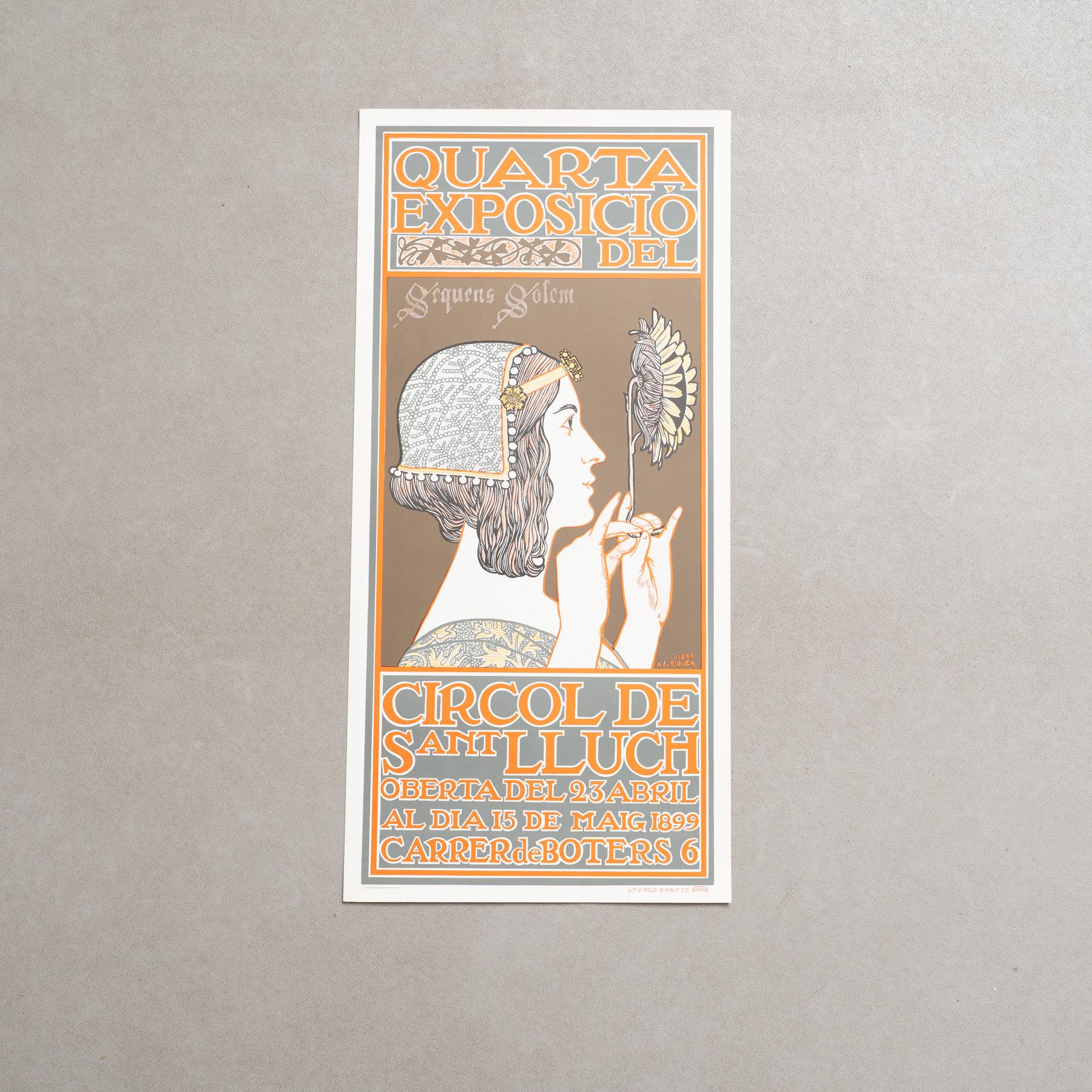 Original Exhibition Poster – Quarta Exposició del Círcol de Sant Lluch, Alexandre de Riquer, 1969

Details:

Exhibition: Quarta Exposició del Círcol de Sant Lluch
Artist: Alexandre de Riquer
Year: 1969
Dimensions: 74 x 35 cm
Condition: Good vintage
