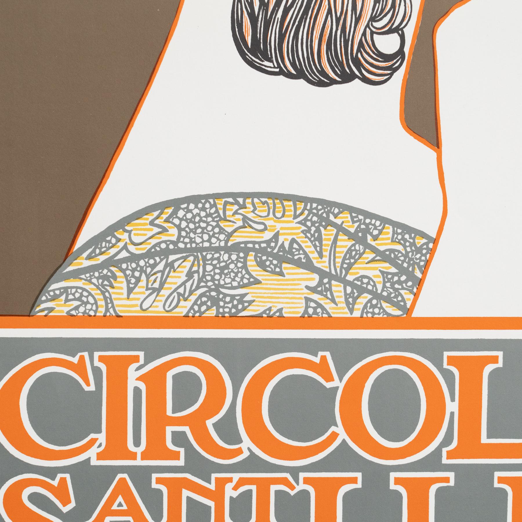Carta Manifesto originale - Quarta Esposizione del Círcol de Sant Lluch, 1969 in vendita