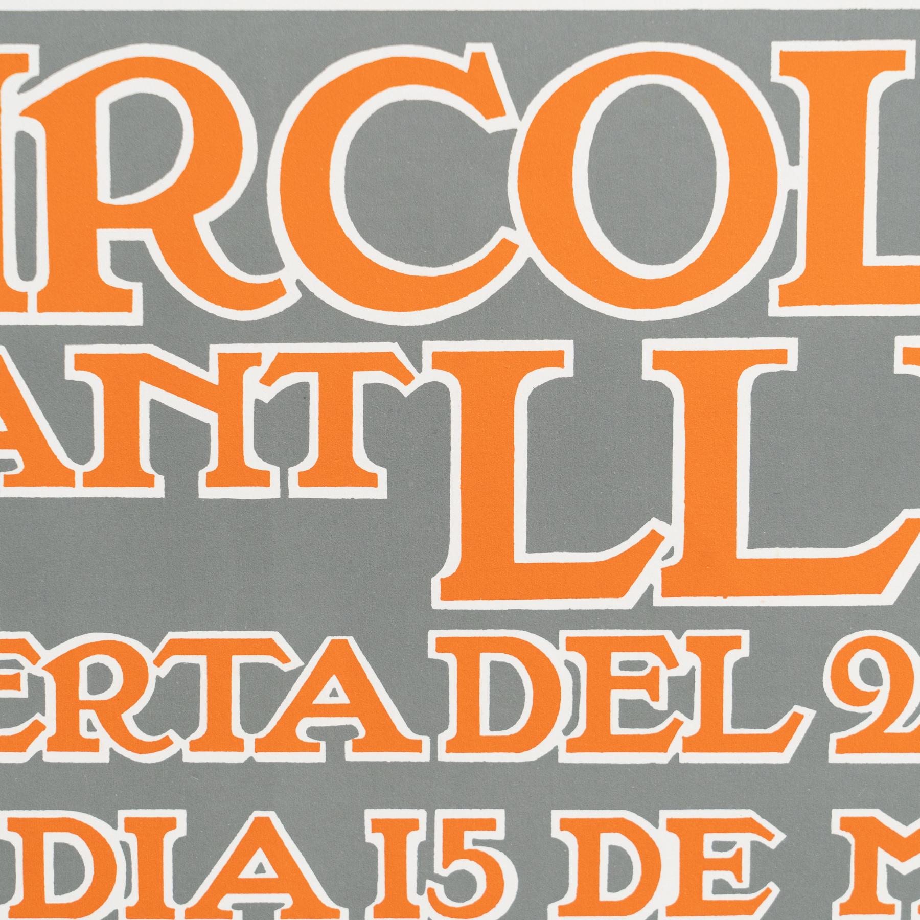 Original Poster – Quarta Exposició del Círcol de Sant Lluch, 1969 For Sale 2