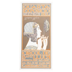 Manifesto originale - Quarta Esposizione del Círcol de Sant Lluch, 1969