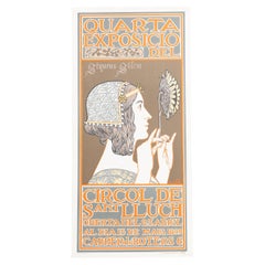 Manifesto originale - Quarta Esposizione del Círcol de Sant Lluch, 1969