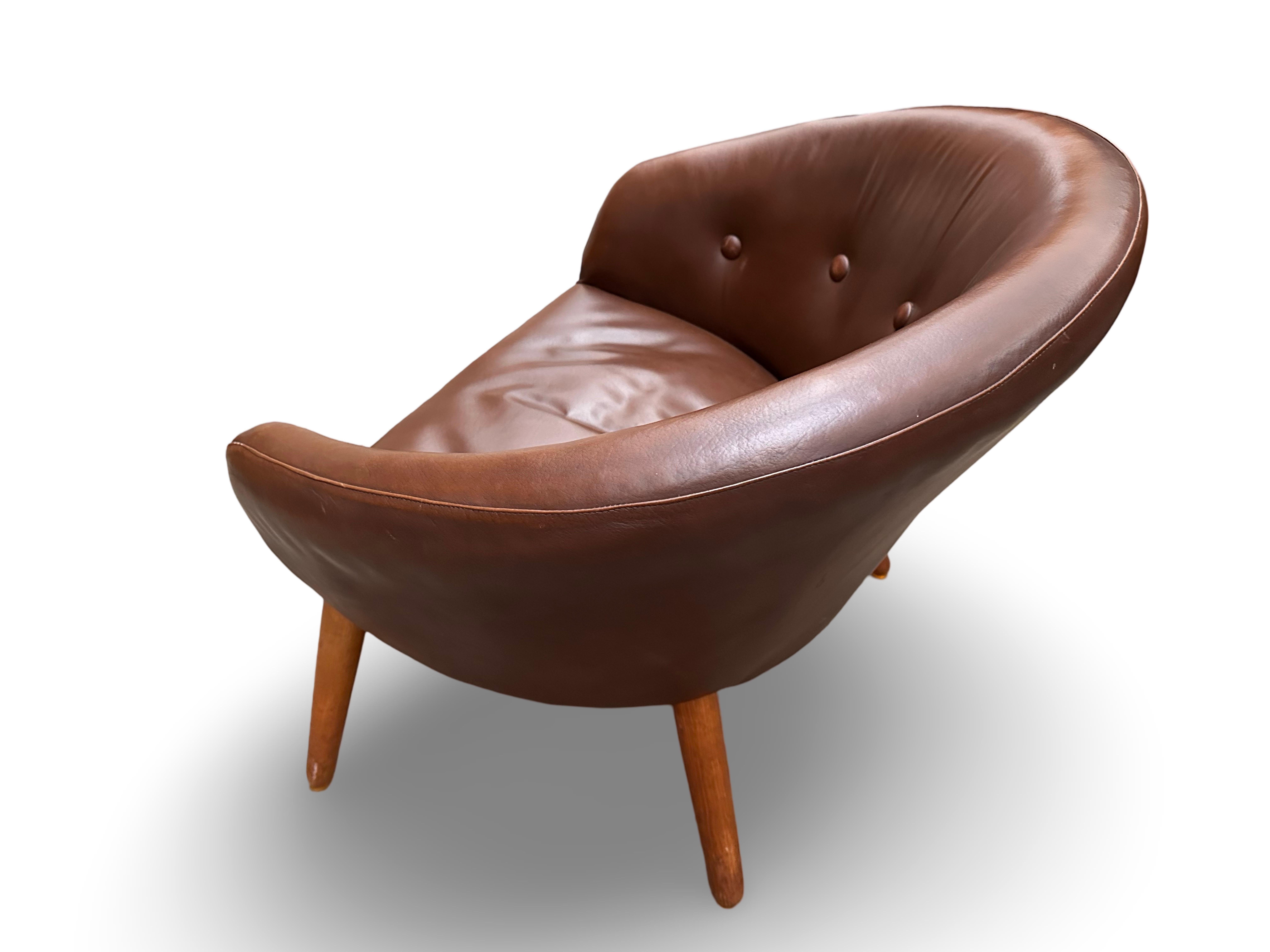 Mid-20th Century Original pot-chair by Nanna Ditzel, Denmark. For Sale
