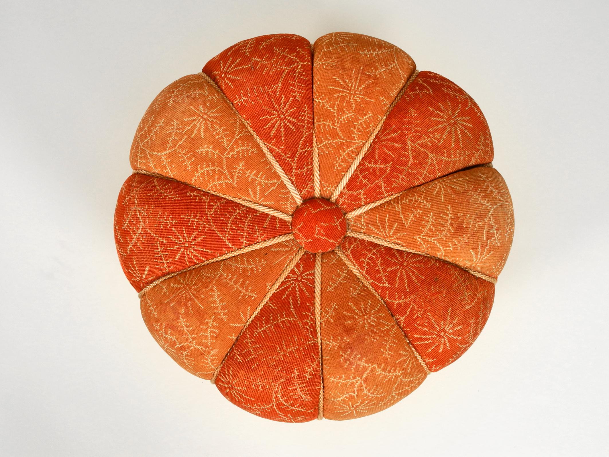 Original Pouffe Stool by Jindrich Halabala from 1958 In Good Condition In München, DE