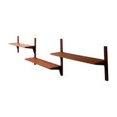 Original Poul Cadovius Midcentury Bücherregal Wandregal Cado Teak