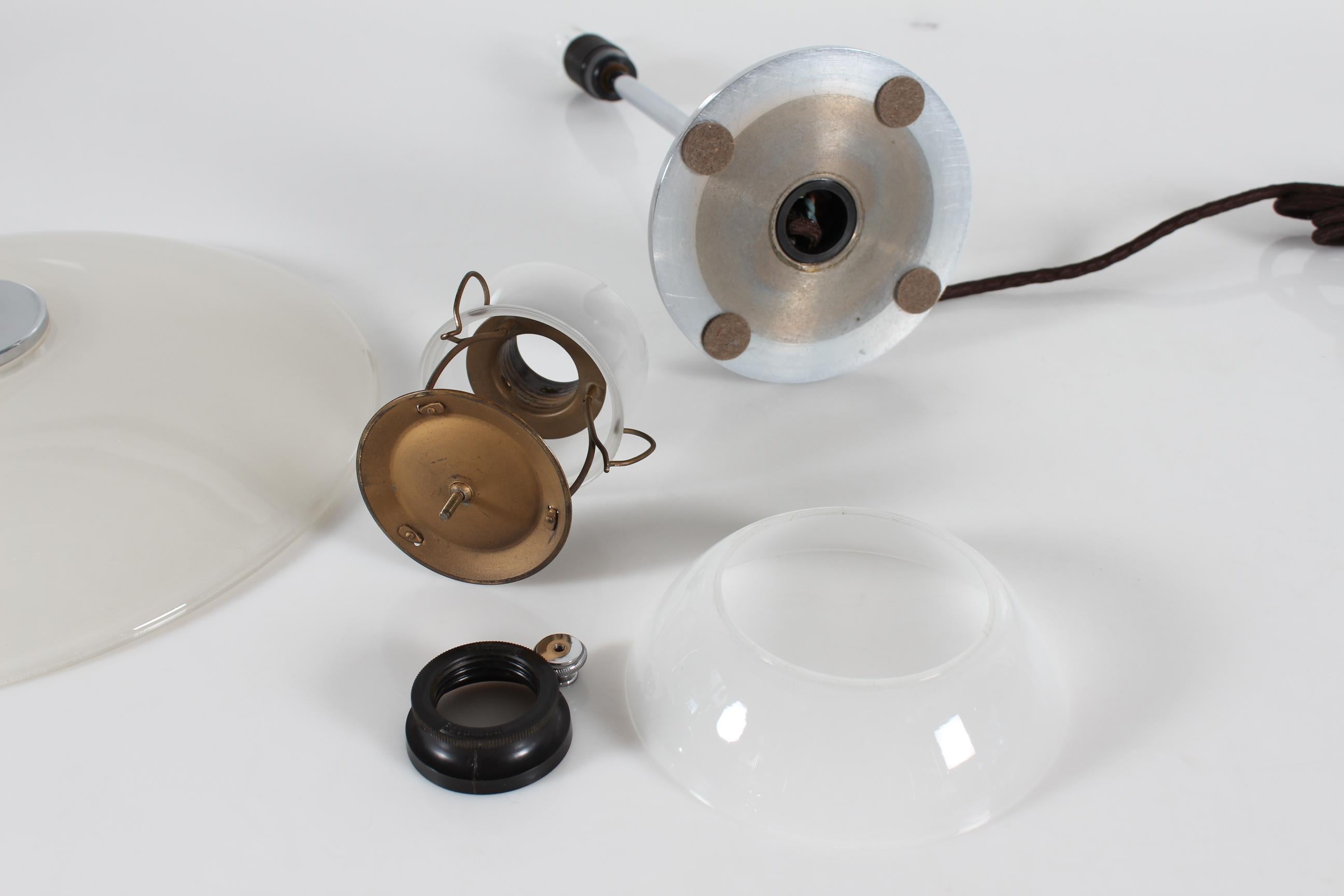 Original Poul Henningsen Art Deco PH Desk Lamp PH 3½-2 Chrome Matte Shades 1930s For Sale 6