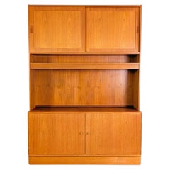 Original Poul Hundevad Midcentury Schrank Bücherregal Teak 1960