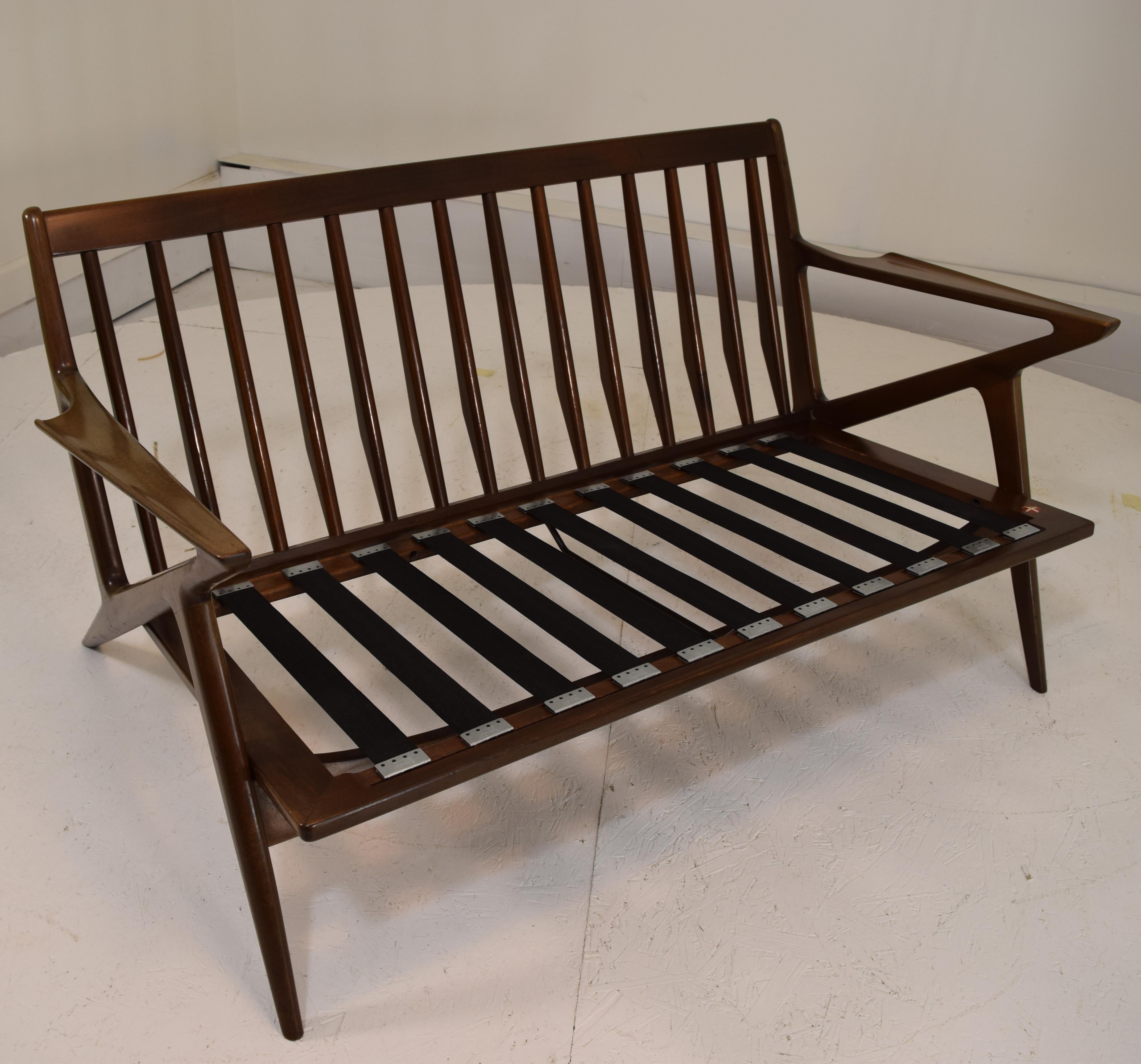 Original Poul Jensen Z Settee In Good Condition In South Charleston, WV