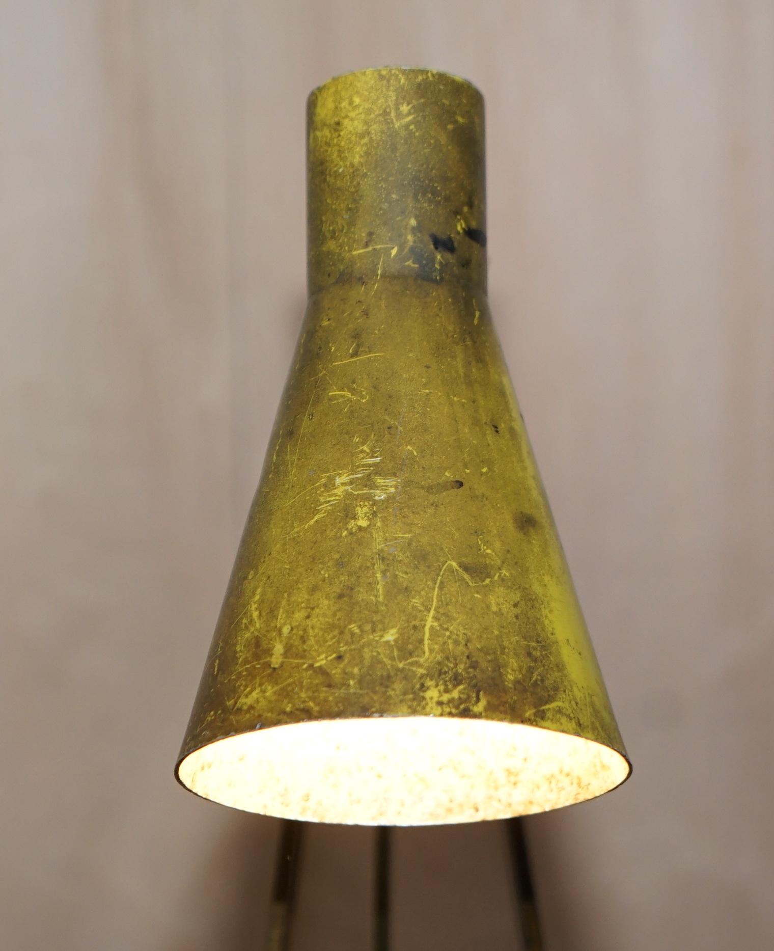 Original Pre War Hadrill & Horstmann Counterpoise Lamp Period Paint & Patina 5