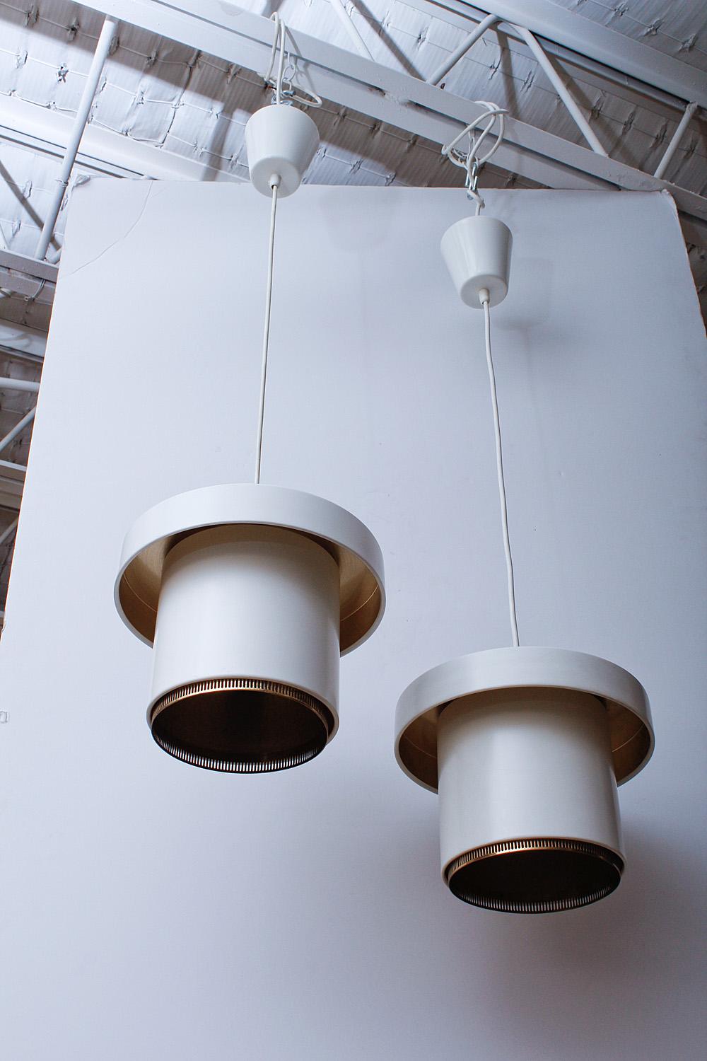 Scandinavian Modern Original Production Alvar Aalto A201 Pendant Lights for Valaistustyö