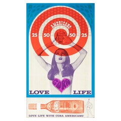 Original Psychedelic Poster-Lecourt-Cora Americano-Targicer, c.1960
