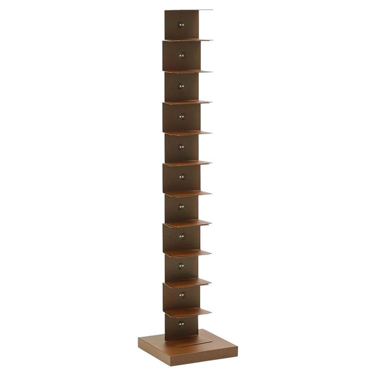 Original Ptolomeo Copper Steel Bookcase by Opinion Ciatti For Sale at