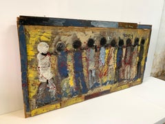 Original Purvis Young Extra Large Outsider/Street Art