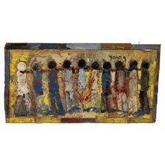 Original Purvis Young Extra Large Outsider/Street Art