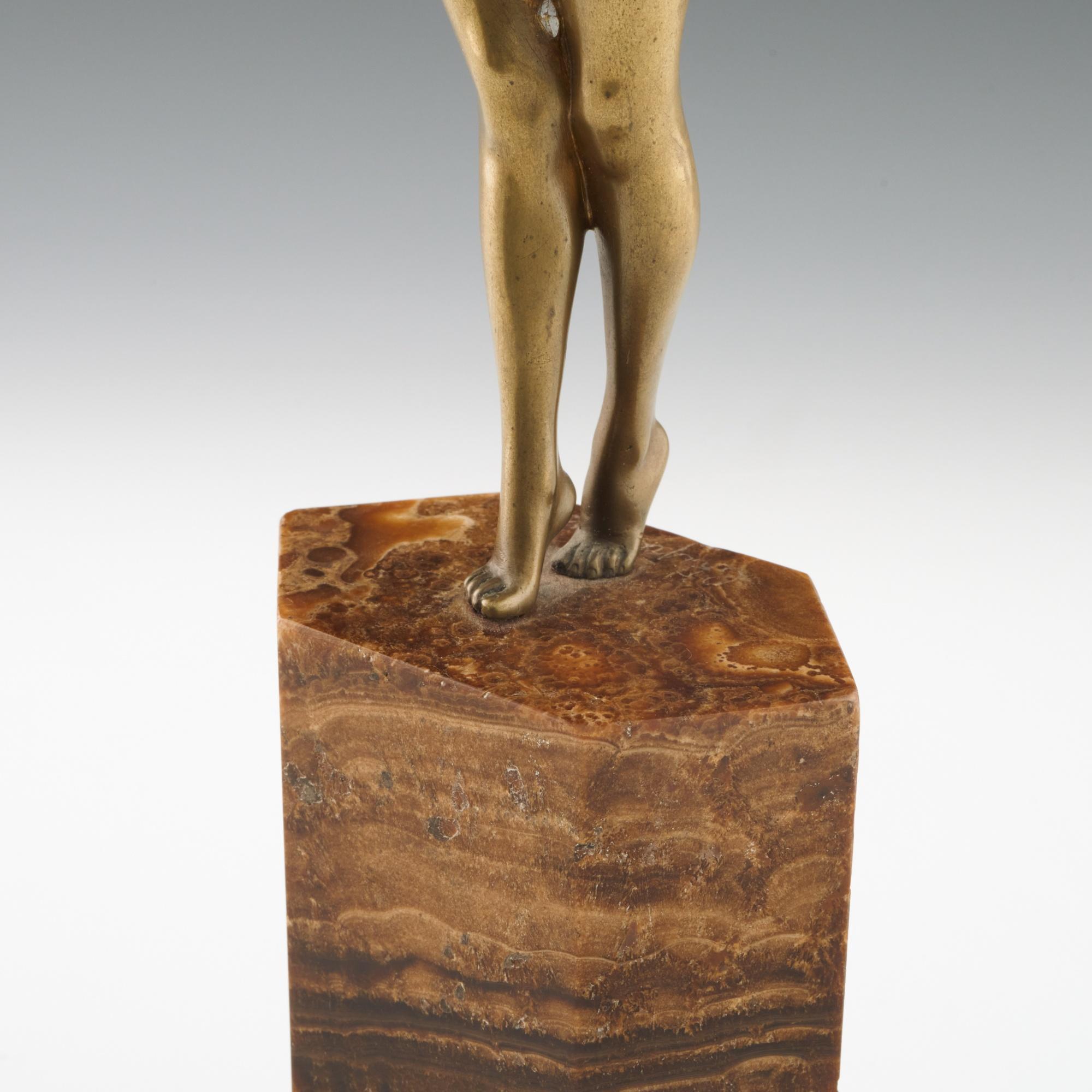 Original and Fine Example of a 'Theban Dancer, Demetre Chiparus Bronze Sculpture 9