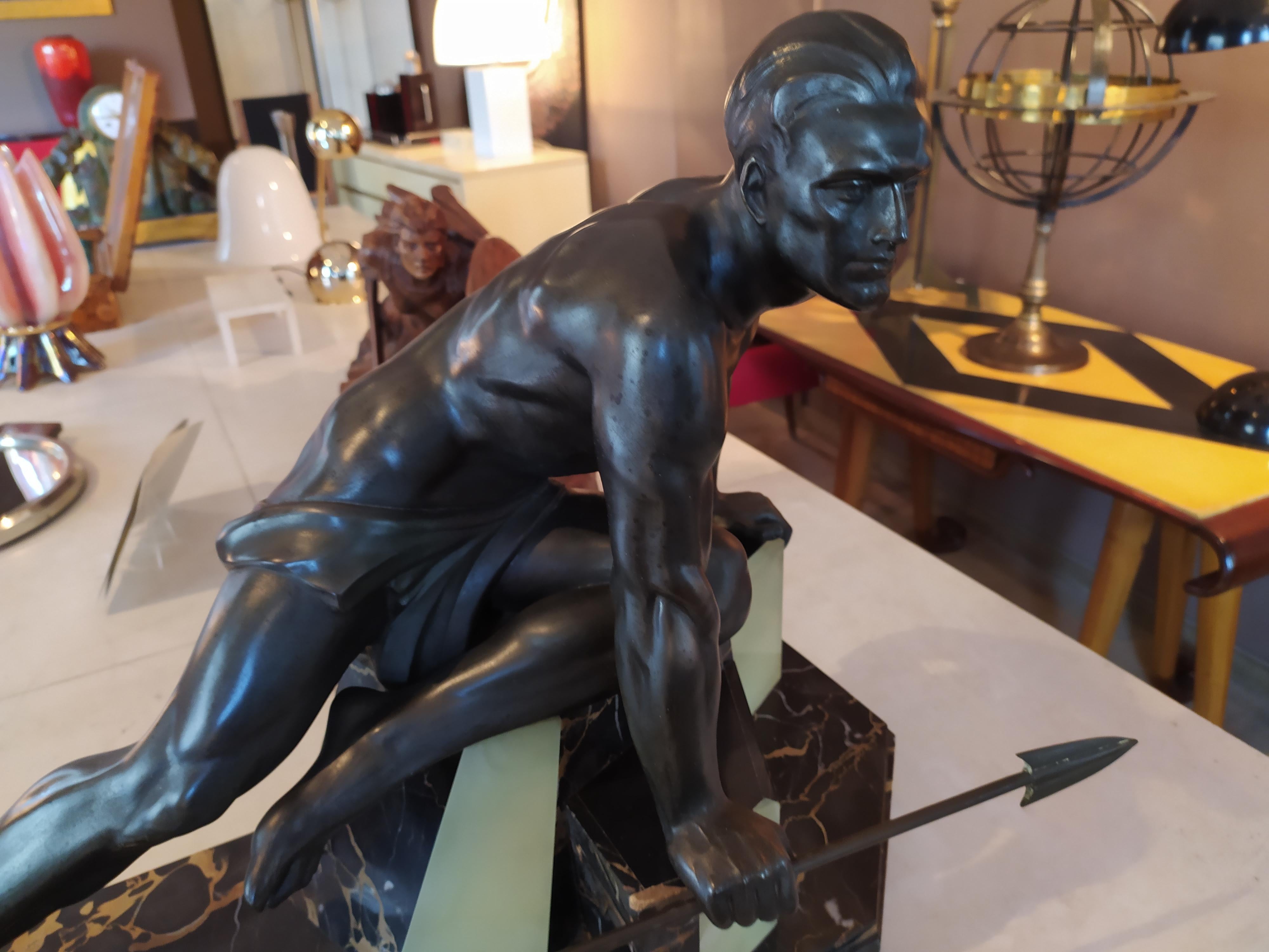 Original Rare Art Deco French Sculpture, 1930s 2