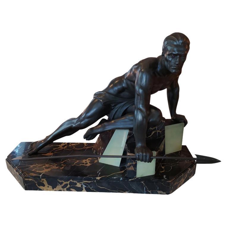 Magnificent Bronze Art Deco Sculpture, 1930s at 1stDibs