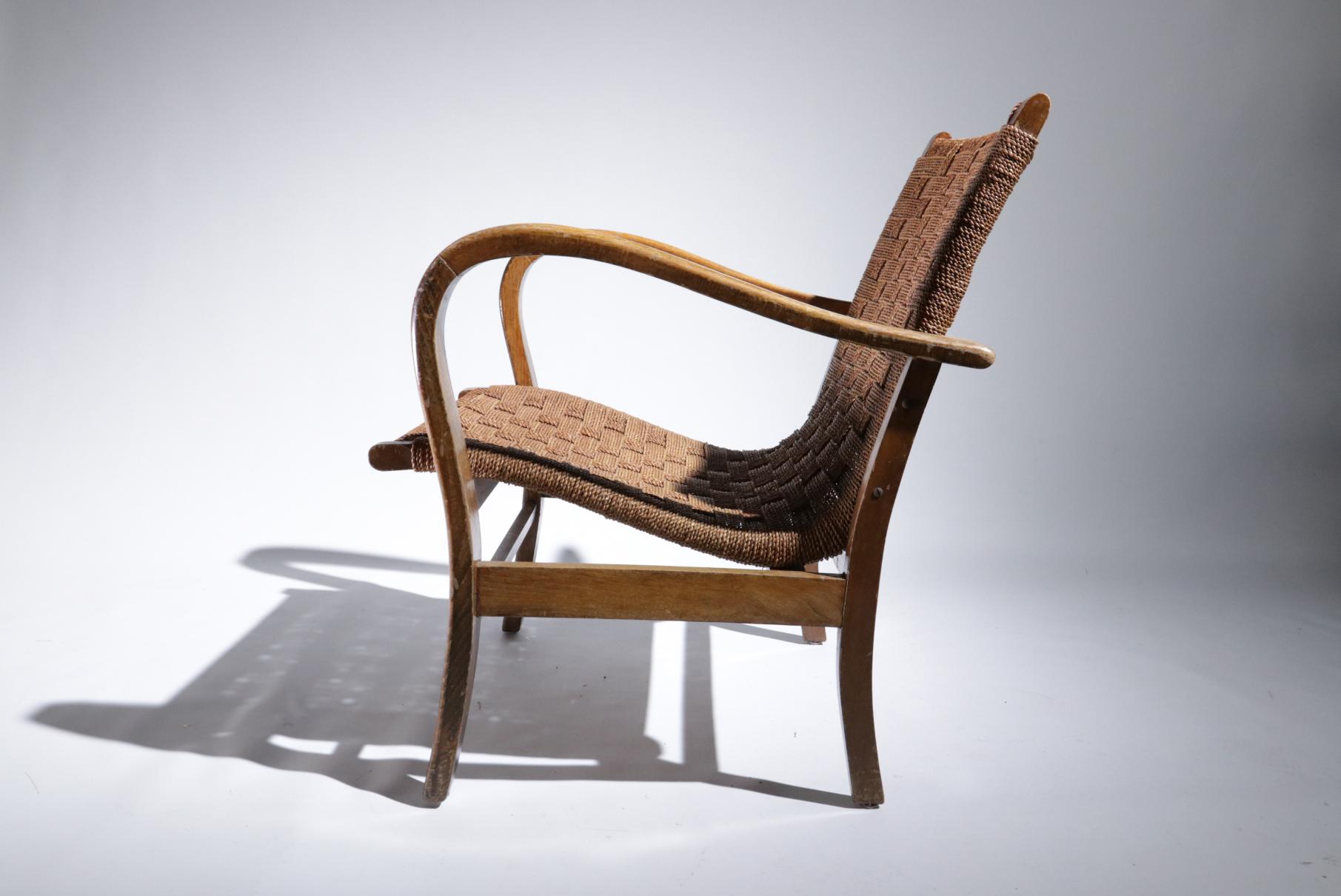 Original Rare Bauhaus Armchair by Erich Dieckmann, 1925 2