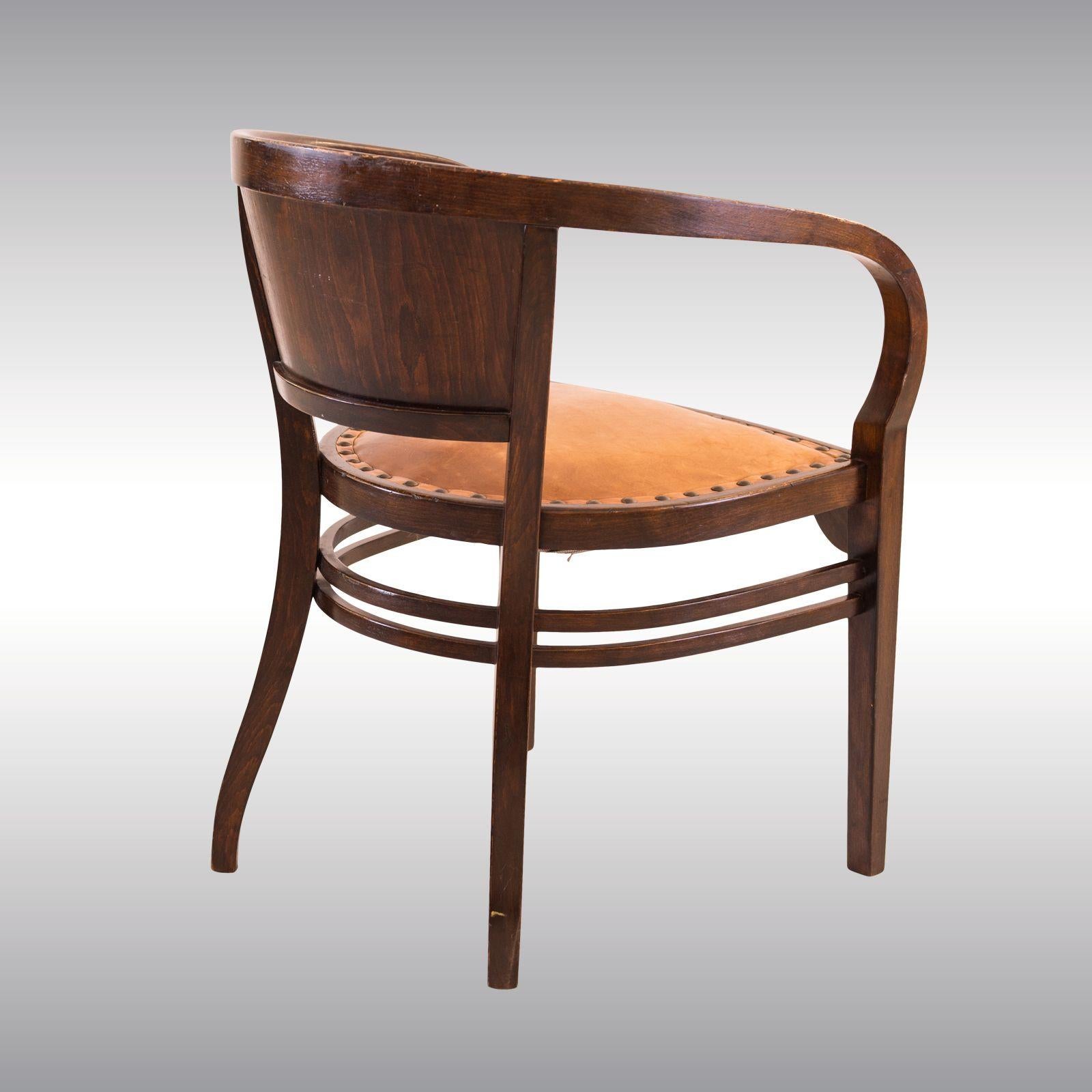 Austrian Original Rare Otto Wagner Chair by Thonet Vienna 1901 Jugendstil For Sale
