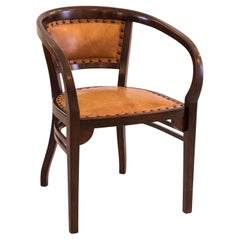 Antique Original Rare Otto Wagner Chair by Thonet Vienna 1901 Jugendstil