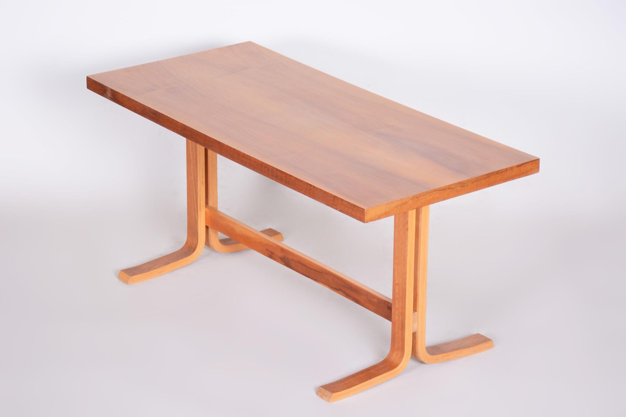 Original Rectangular Oak Table, Czech Mid-Century Modern, 1960s For Sale 1