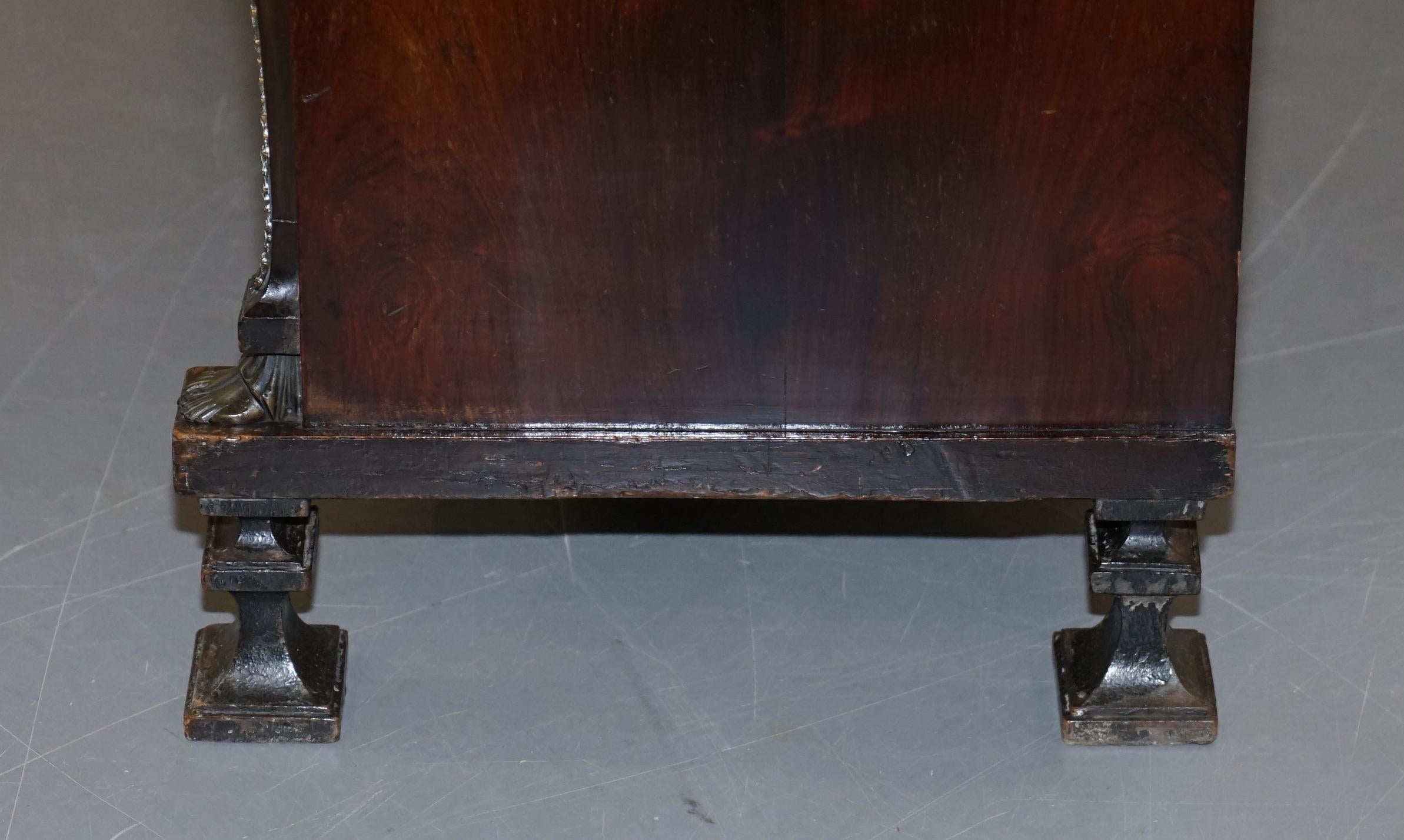 Original Regency Hardwood Egyptian Revival Ormolu-Mounted Sideboard Cupboard 8
