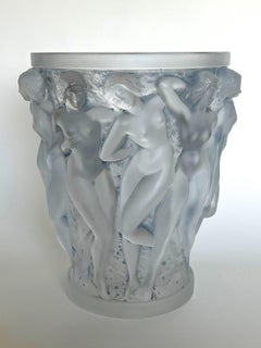 Original René Lalique 'Bacchantes' Vase Circa 1927.