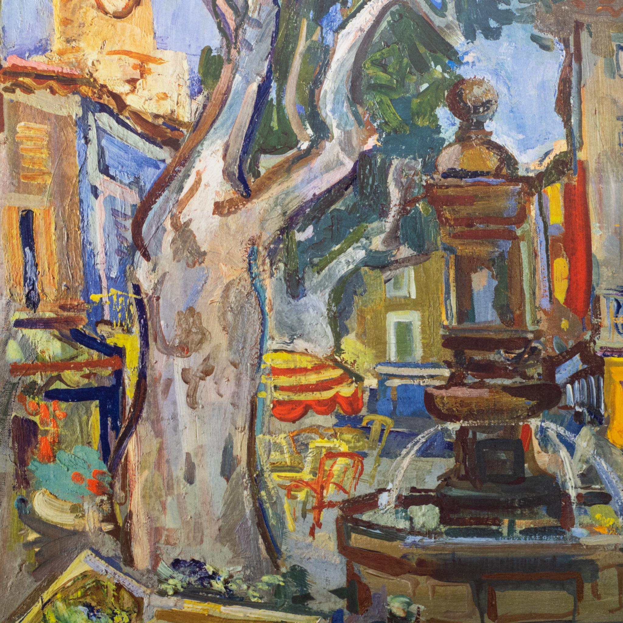 Original Restored SNCF French Rail Travel Poster, Provence c.1957 (Moderne der Mitte des Jahrhunderts) im Angebot
