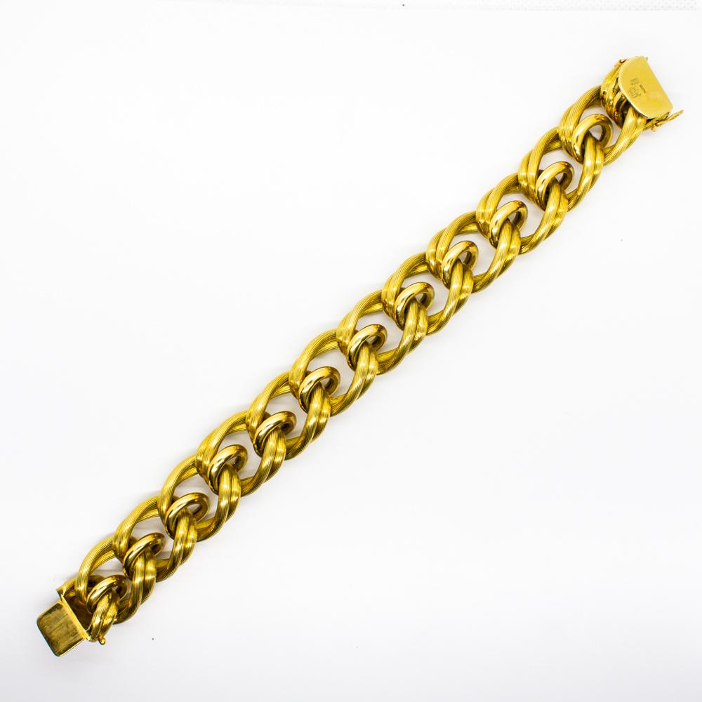 Original Retro 18 Karat Gold Bracelet 3