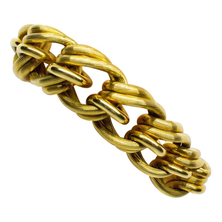 Original Retro 18 Karat Gold Bracelet