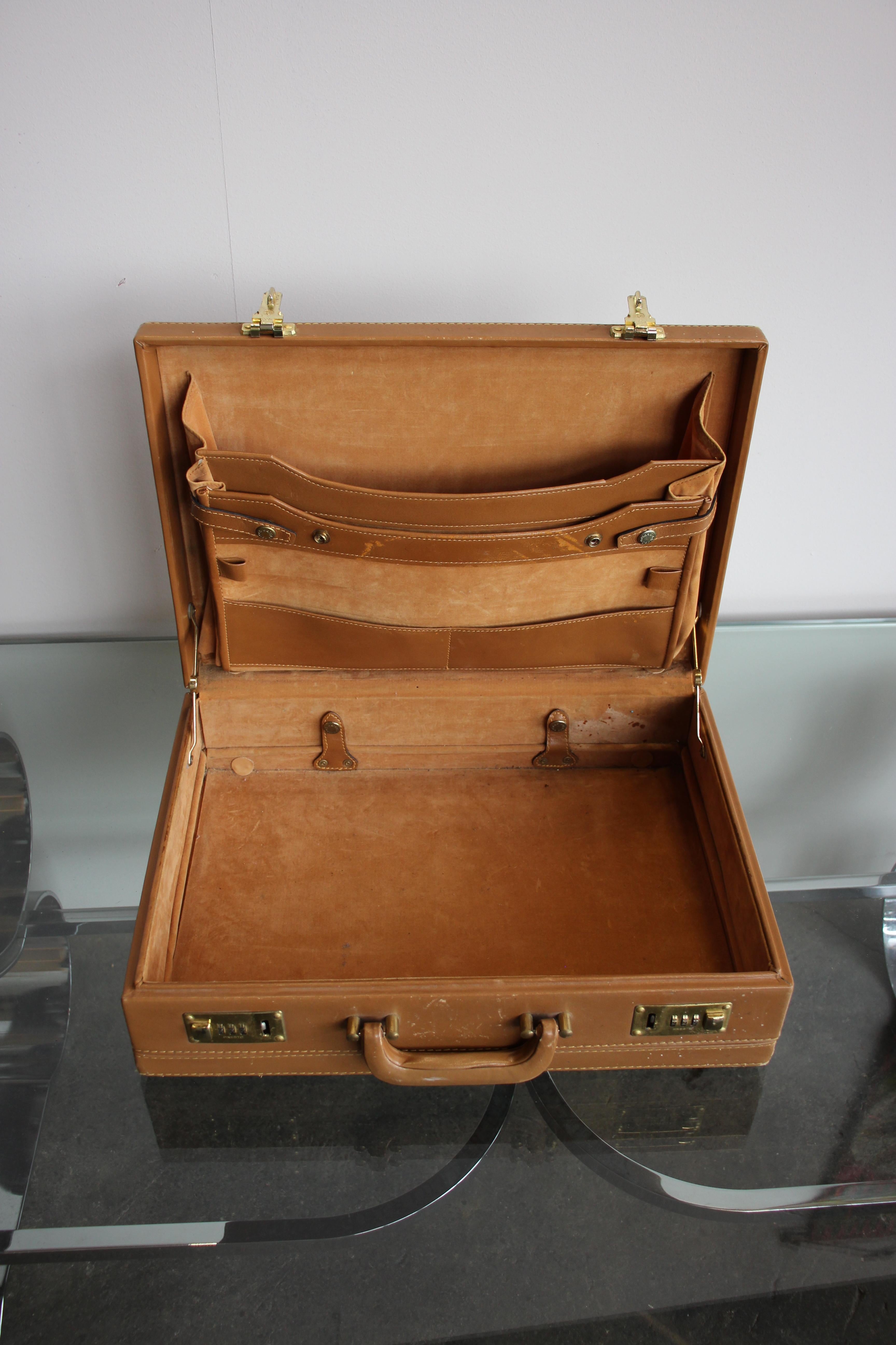 Original Retro Briefcase by Adidas from the 1970s, Vintage Suitcase 1