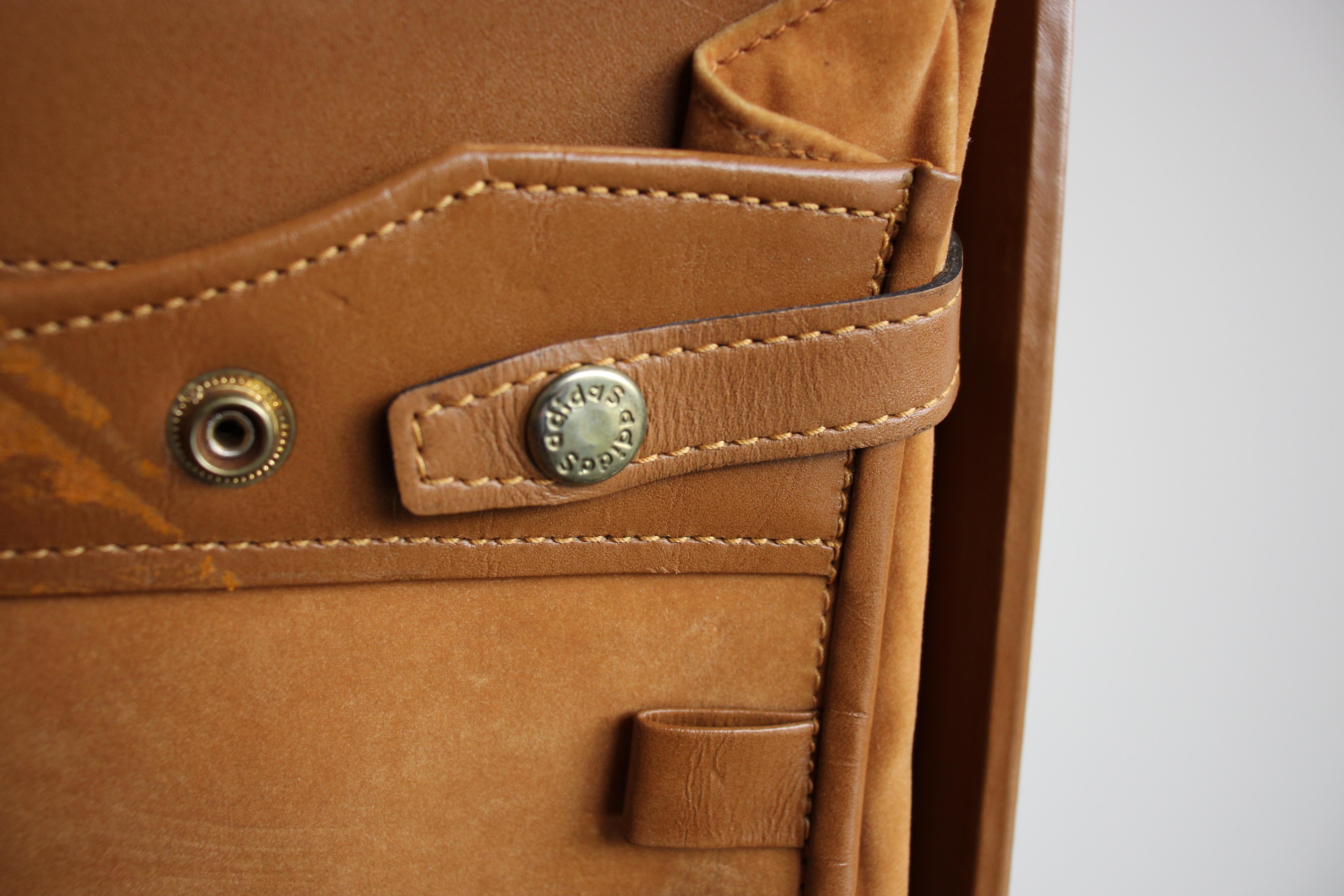 Original Retro Briefcase by Adidas from the 1970s, Vintage Suitcase 4