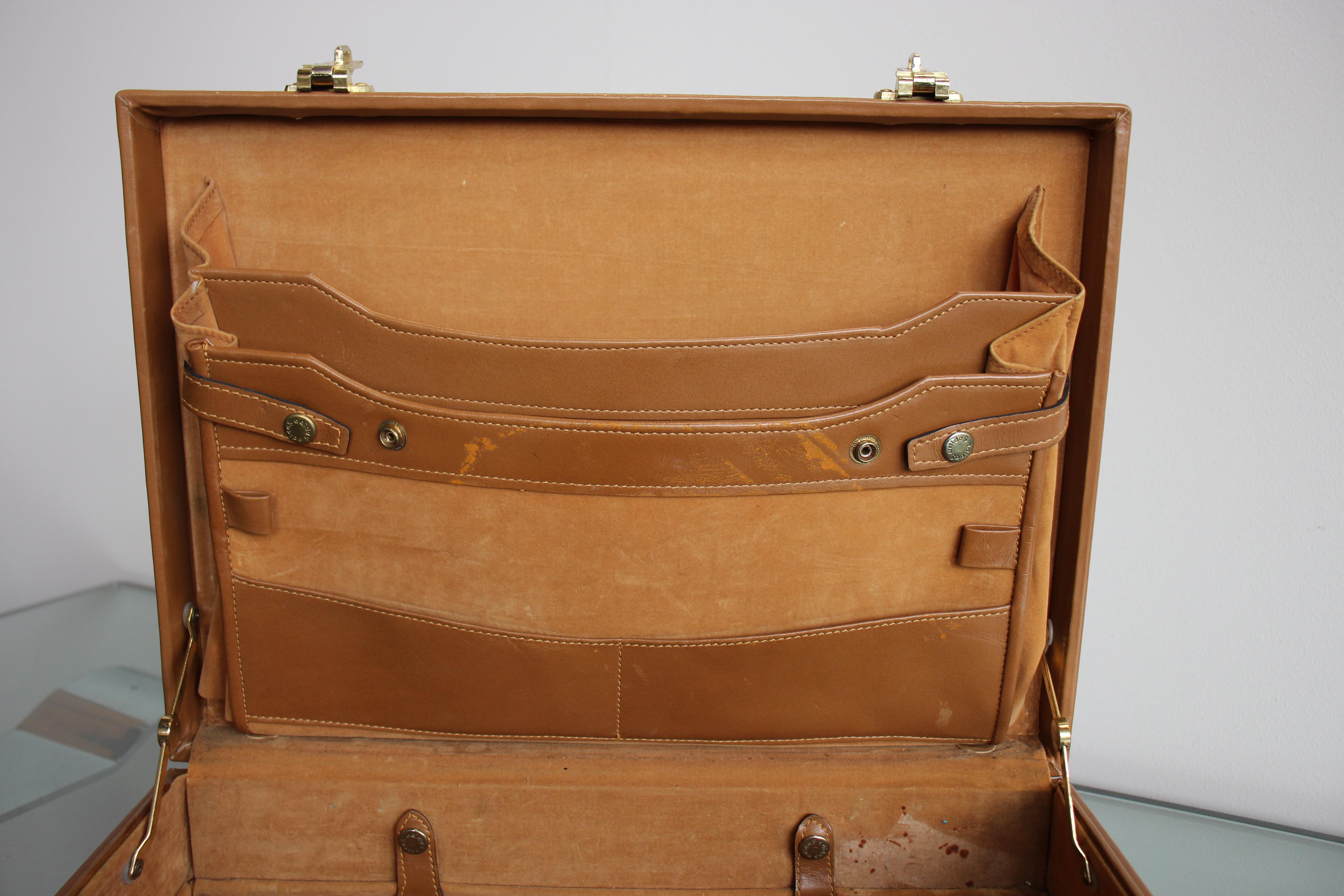 Original Retro Briefcase by Adidas from the 1970s, Vintage Suitcase 5