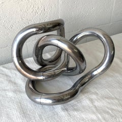 Original Richard X Zawitz Chrome "tangle" Sculpture, 1982