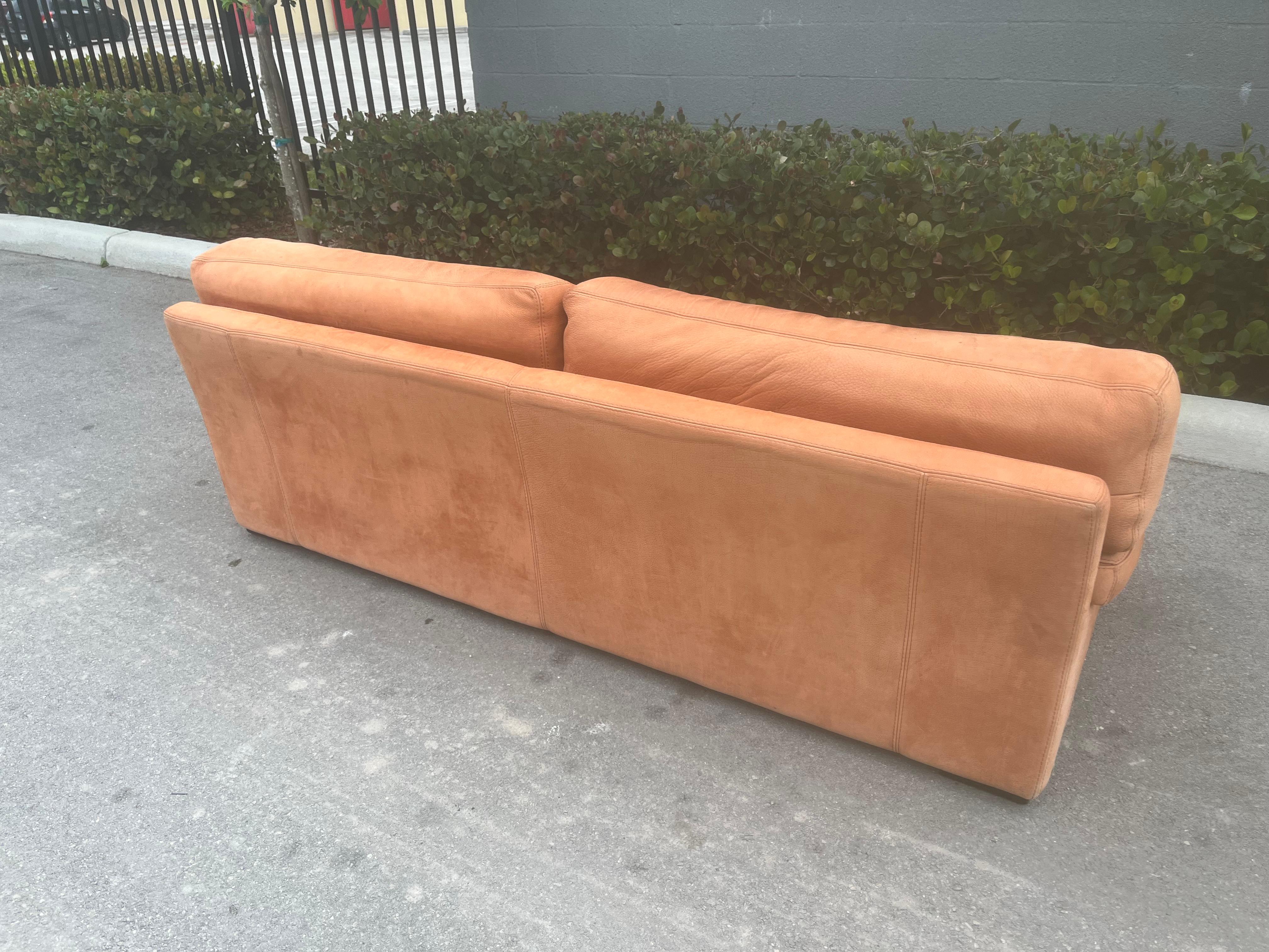 Original Roche Bobois Leather Sofa For Sale 10