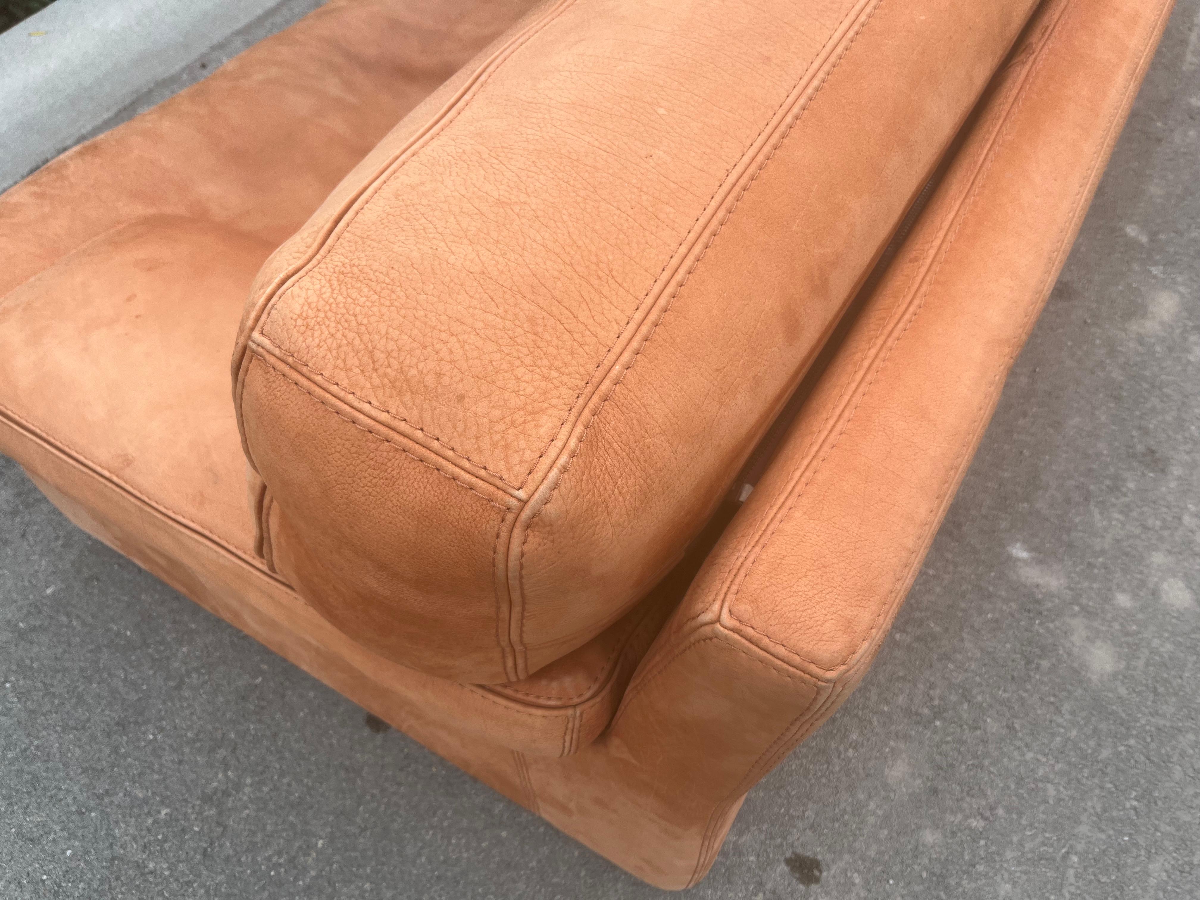 Original Roche Bobois Leather Sofa For Sale 11