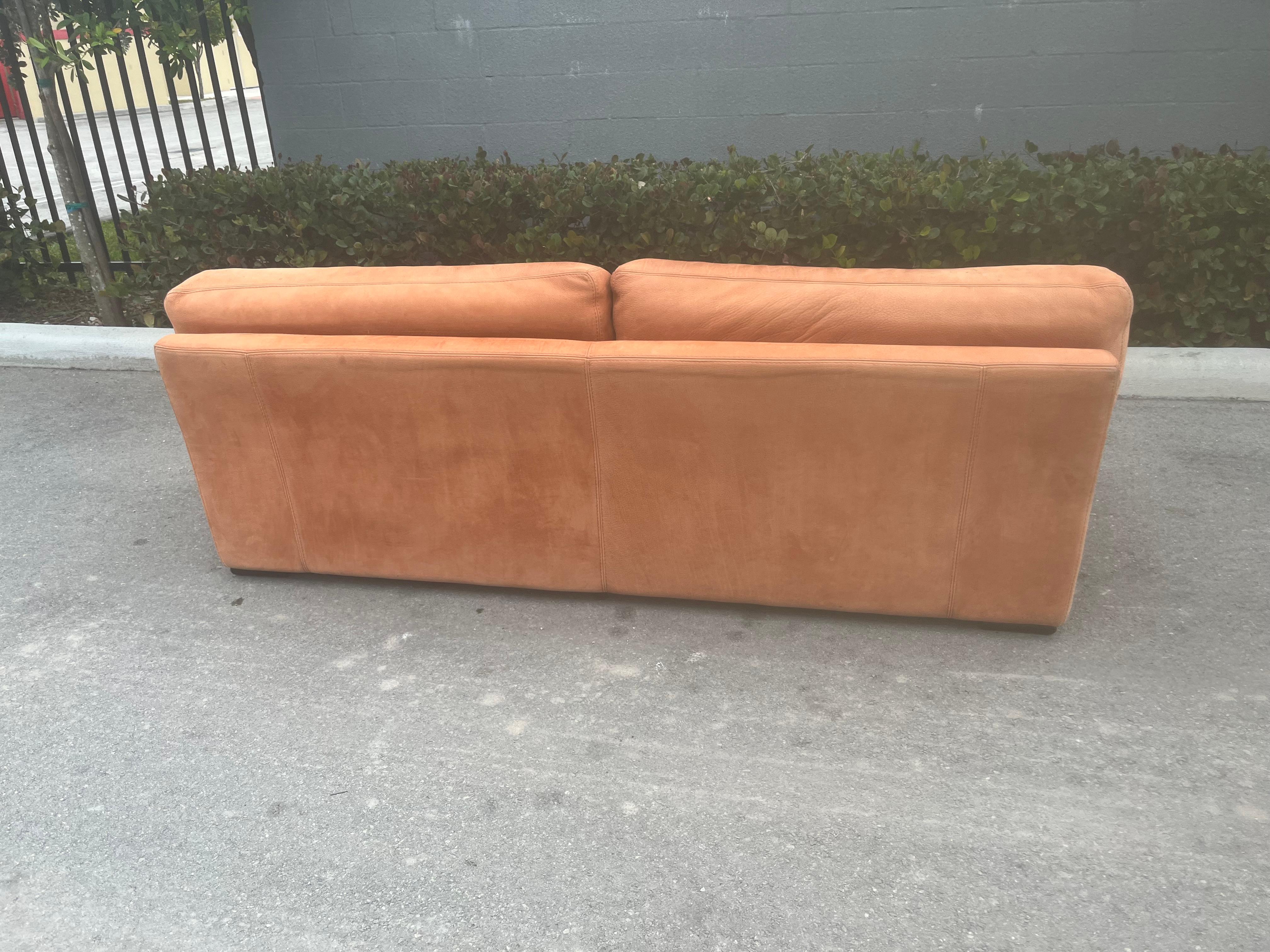 Original Roche Bobois Leather Sofa For Sale 12