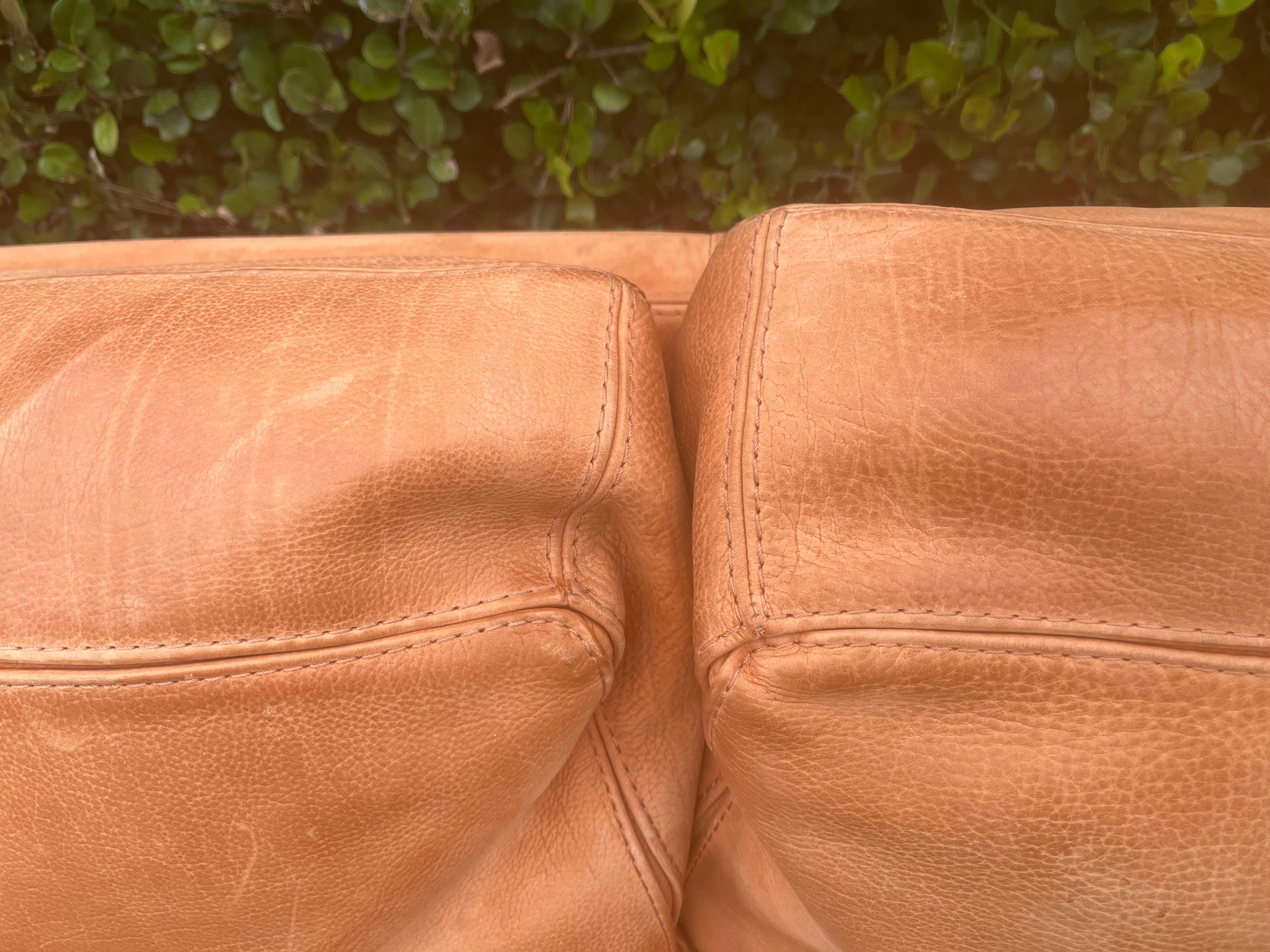 Original Roche Bobois Leather Sofa For Sale 1