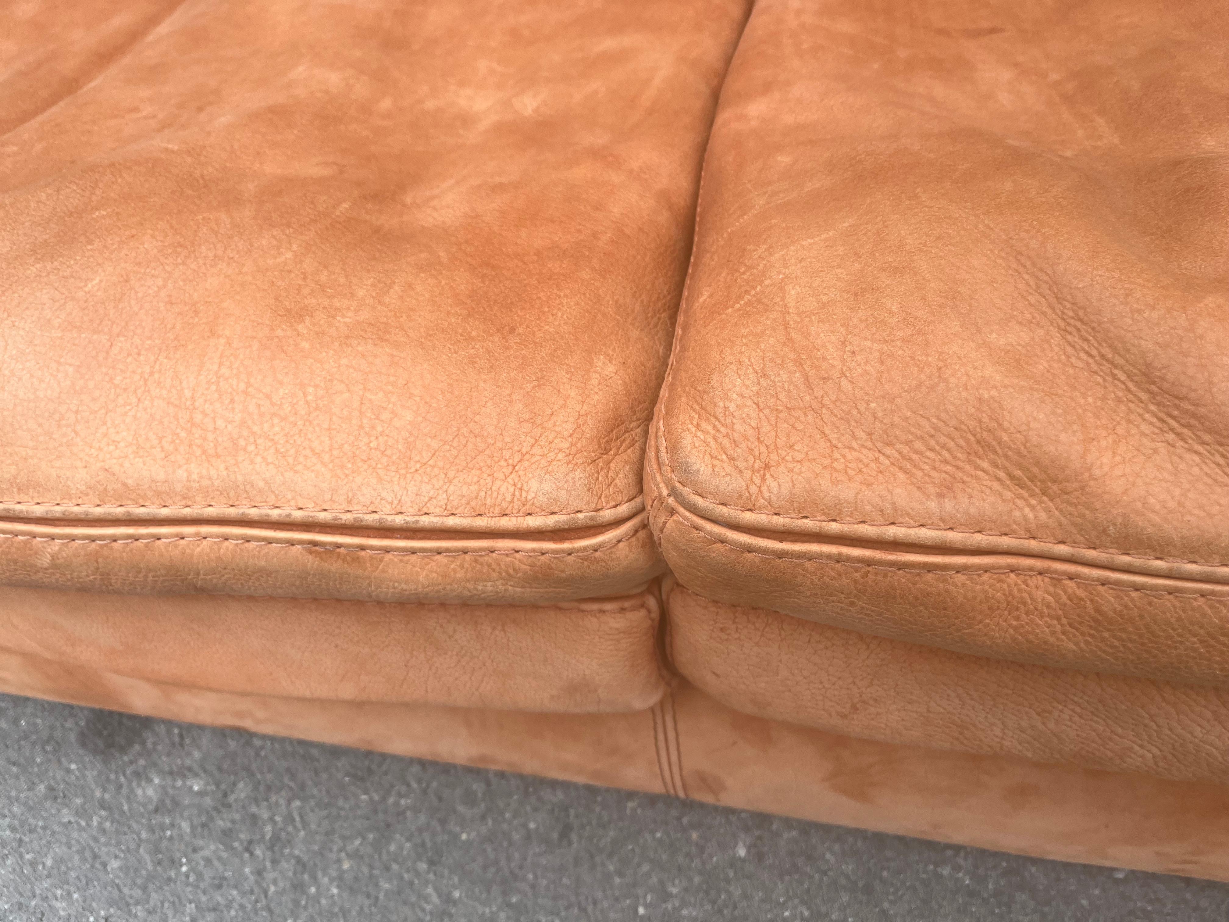 Original Roche Bobois Leather Sofa For Sale 2