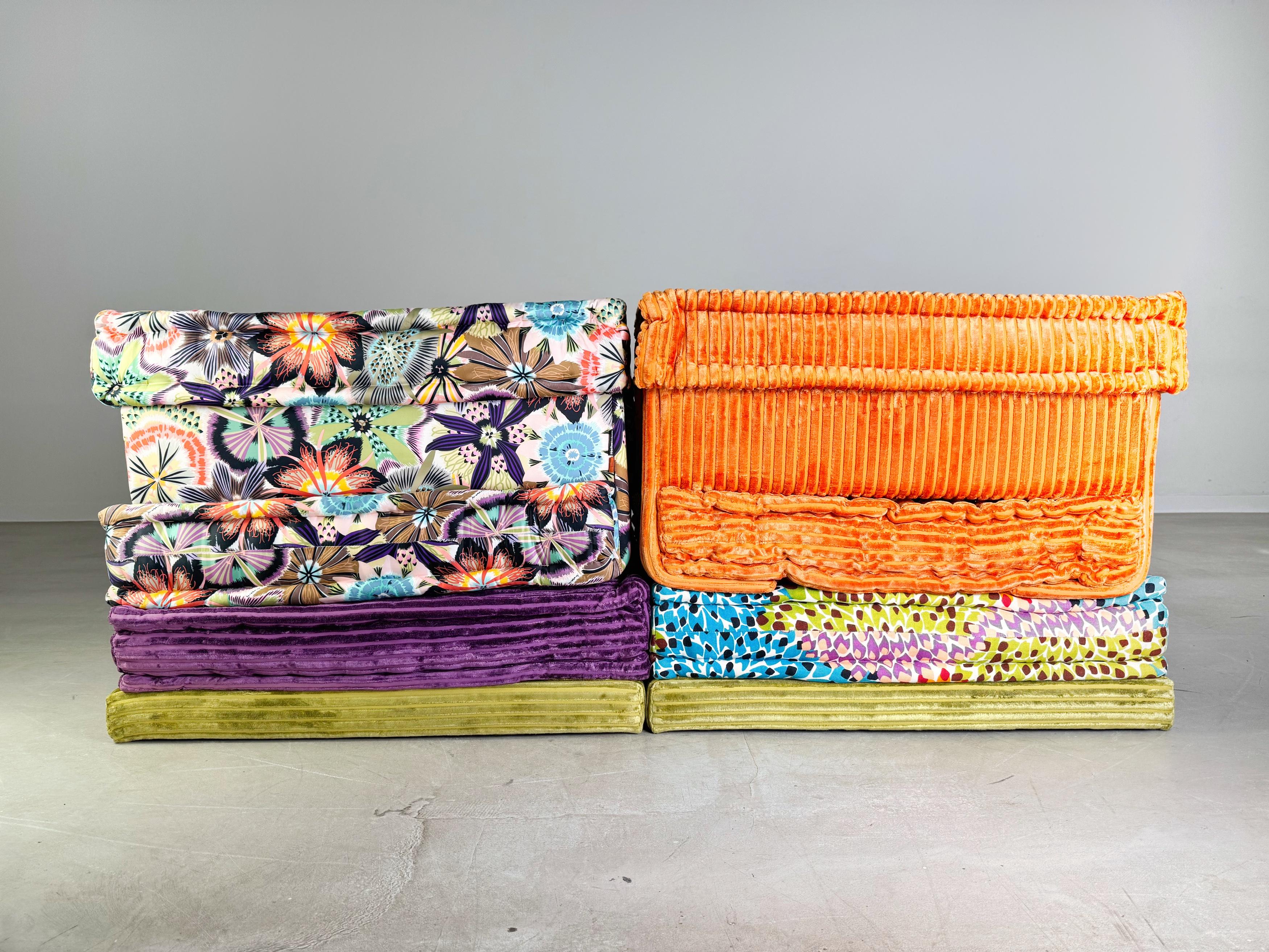 Original Roche Bobois Mah Jong Ecksofa Hans Hopfer Missoni Modul im Angebot 2