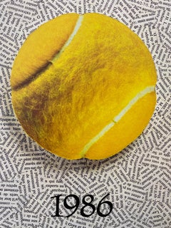 Original 'ROLAND GARROS' 1986 Tennis Tournament Poster by Jiri Kolar