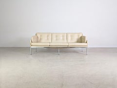Original Roland Rainer Leder Sofa Couch WK Wohnen Wien 1980