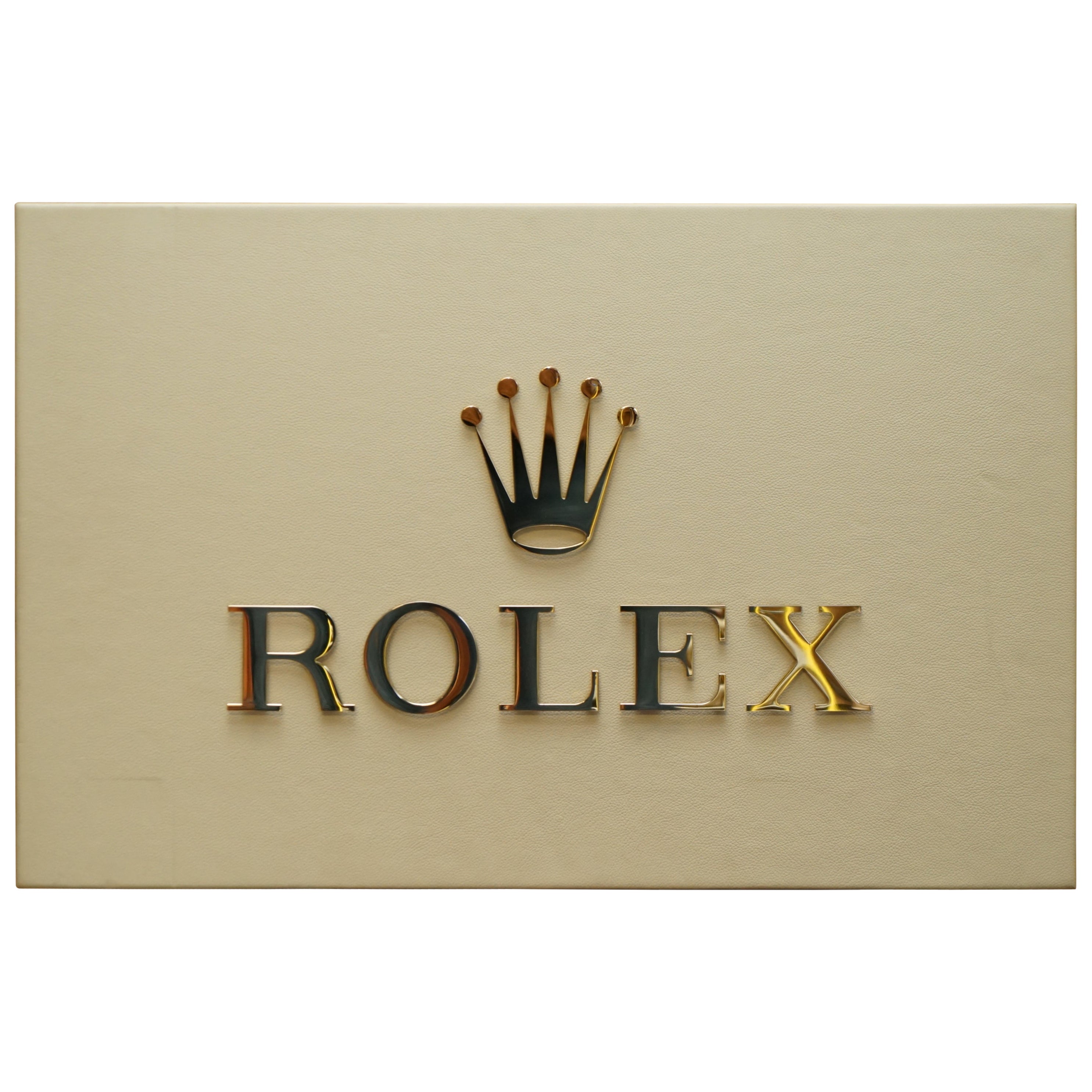 ORIGINAL ROLEX DISTRIBUIDORES AUTORIZADOS PUBLICIDAD TIENDA SiGN PARTE DE TODO UN CONJUNTO DE TIENDA