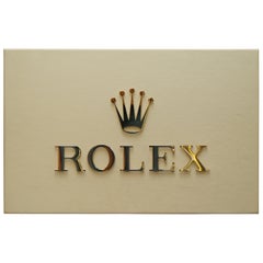 ORIGINAL ROLEX AUTHORISED DEALERS ADVERTISING SHOP SiGN PART OF A WHOLE SHOP SET