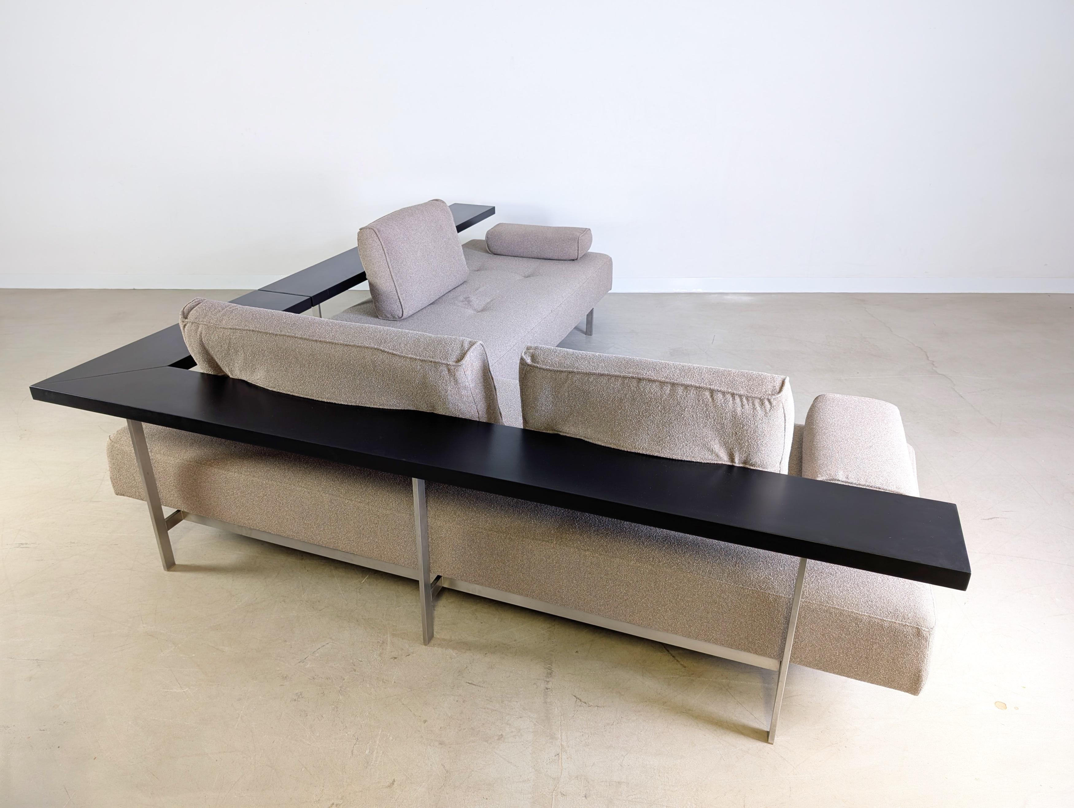 Original Rolf Benz Ecksofa Dono 6100 Couch Design Sofa Stoff en vente 13
