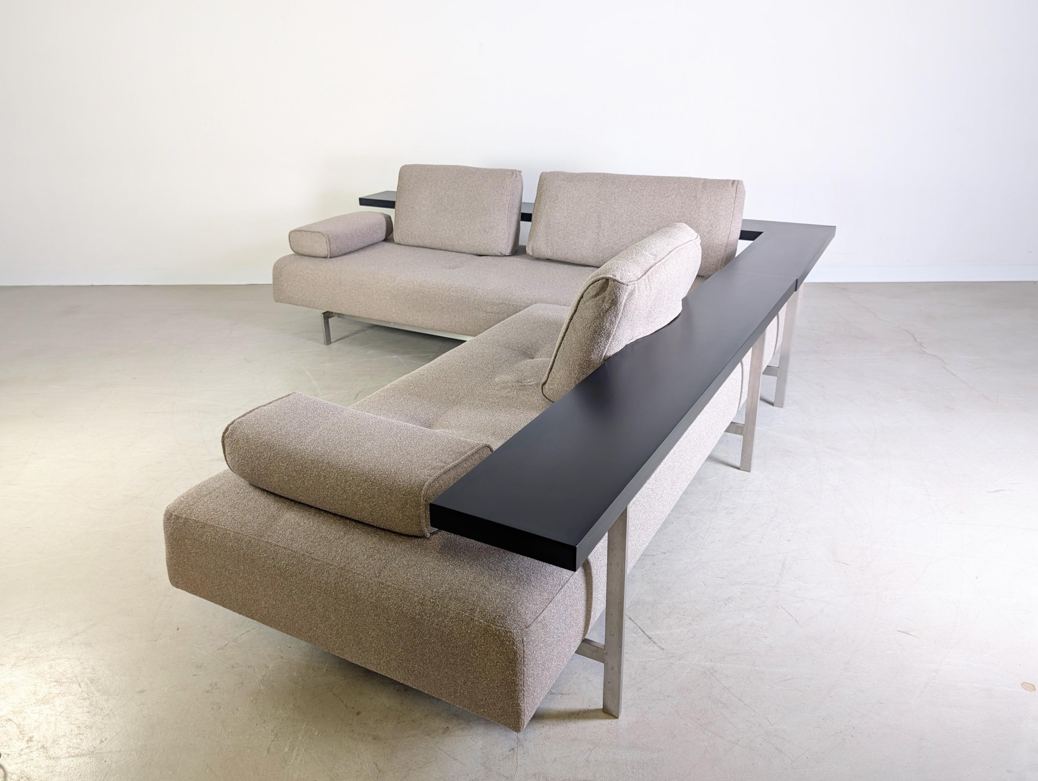 Original Rolf Benz Ecksofa Dono 6100 Couch Design Sofa Stoff Bon état - En vente à Berlin, DE
