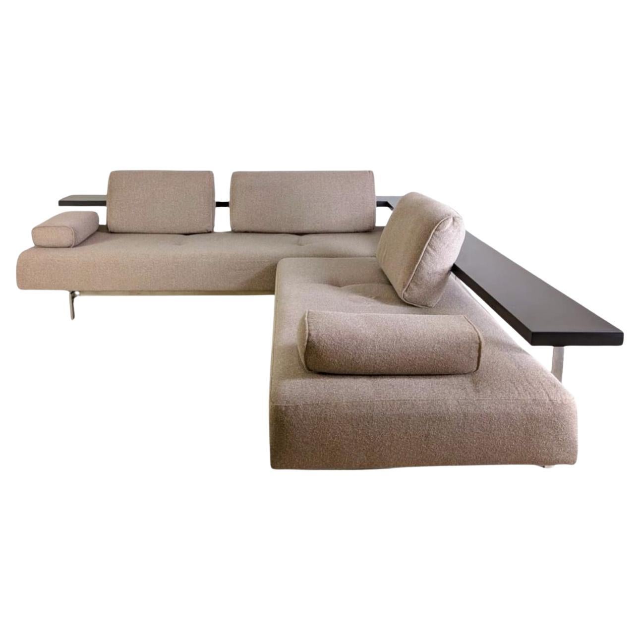 Original Rolf Benz Ecksofa Dono 6100 Couch Design Sofa Stoff en vente