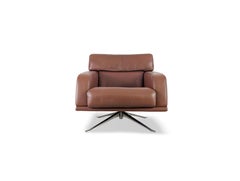 Original Rolf Benz Leder Sessel drehbar braun Design Chefsessel