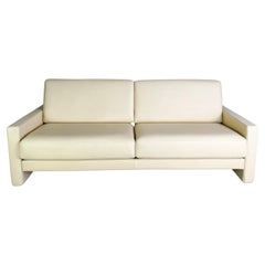 Original Rolf Benz Sofa Ego G Leder beige Zweisitzer Couch
